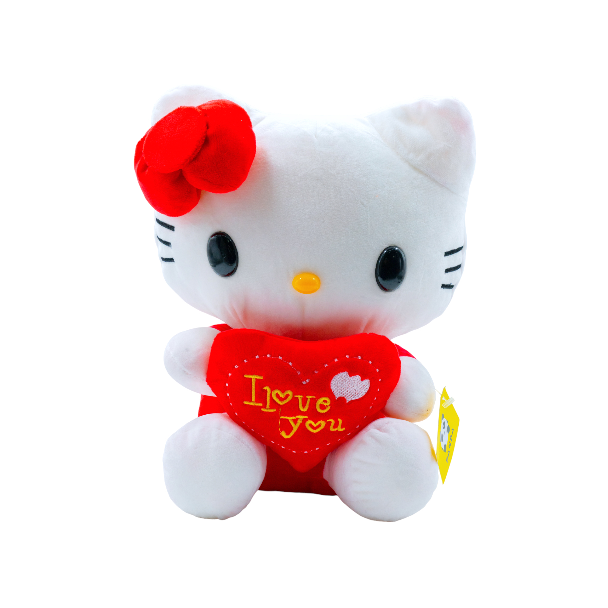 Peluche Hello Kitty Roja Corazón Rojo - pandaenlinea